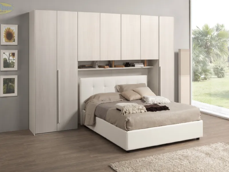 Letto a ponte matrimoniale moderno offerto da Nuovarredo