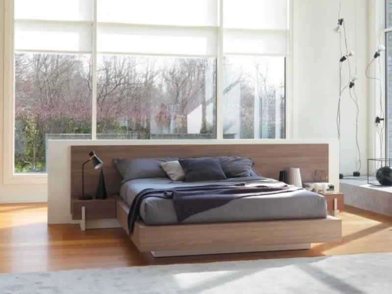Letto matrimoniale contenitore