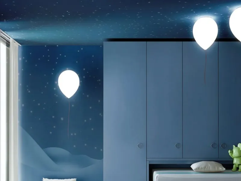 Lampada da soffitto a LED in polietilene Balloon di Estiluz