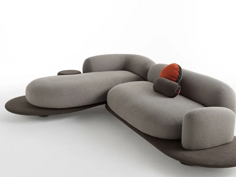 Forme curiose e morbide per Grumetto by Busnelli