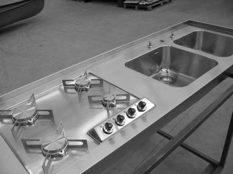piano cottura Alpes Inox