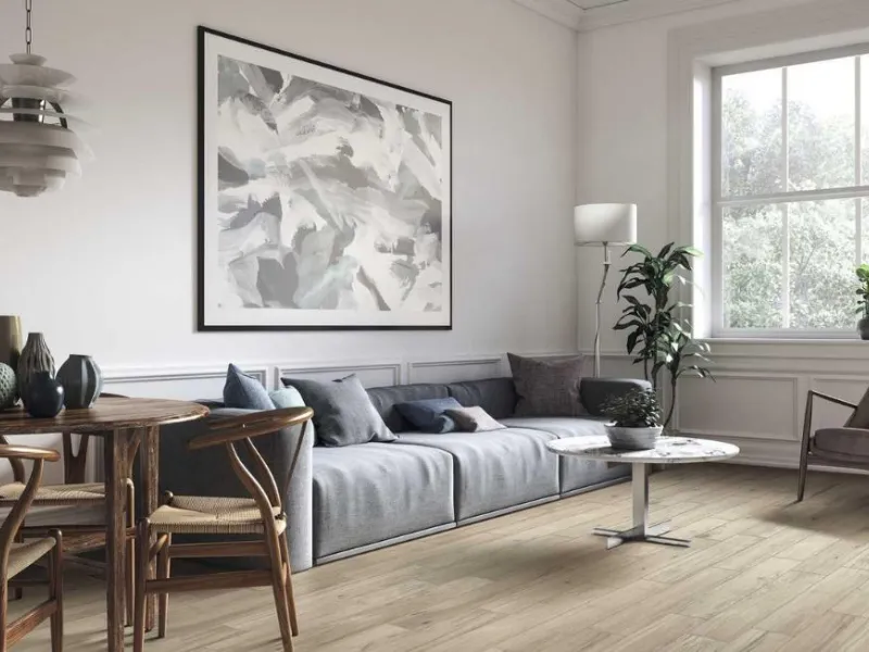 Pavimento in gres porcellanato effetto legno Collezione Woodclass di Ragno
