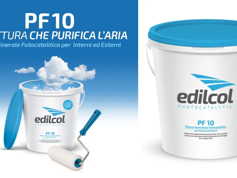 PF 10, pittura fotocatalitica di Edicol