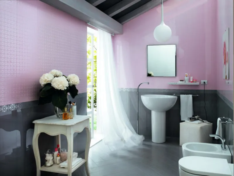 Ortensie in bagno lilla
