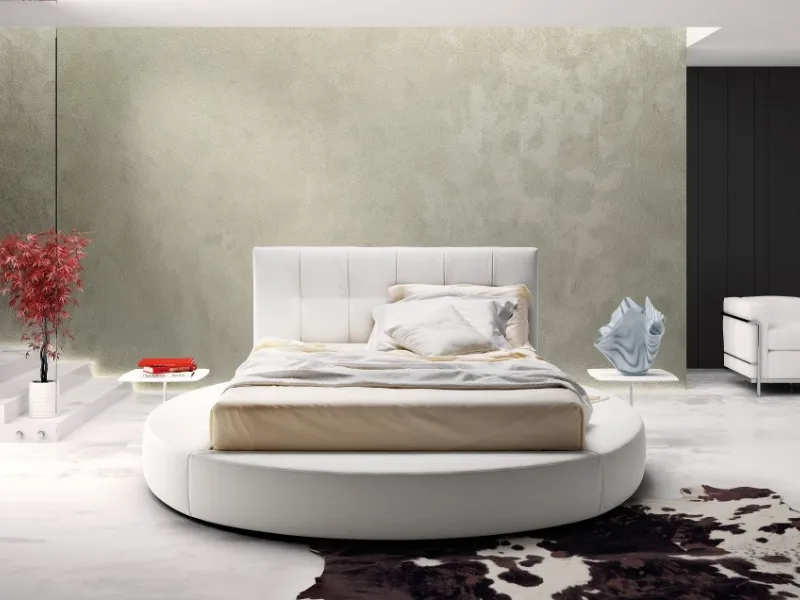 Letto matrimoniale rotondo
