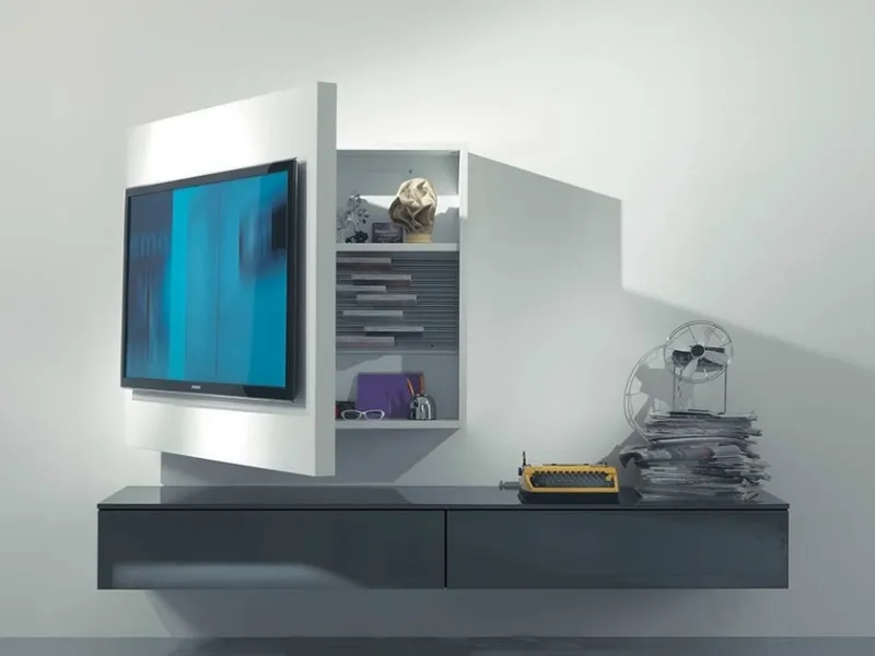 Mobile tv a parete Rack 3 di Fimar