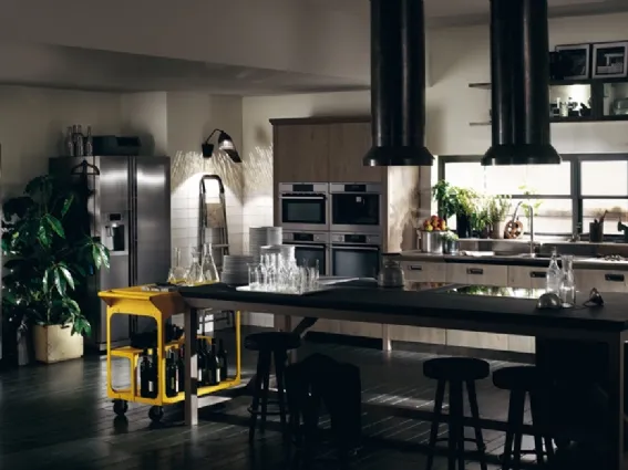 Cucina industrial style Diesel Social Kitchen di Scavolini