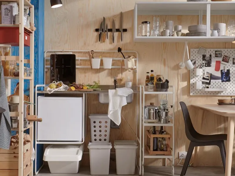 Sunnersta, la cucina Ikea piccola ma autosufficiente