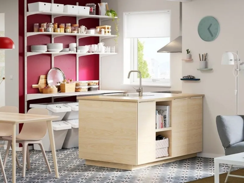 Cucina con isola Askersund Ikea