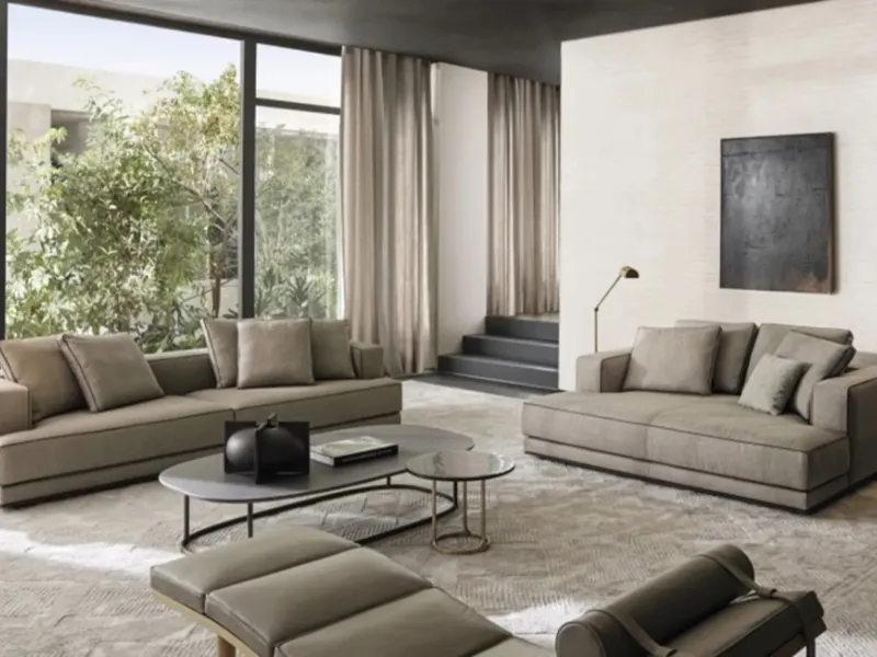 Divano Augusto designed Vincent Van Duysen per Molteni&C.
