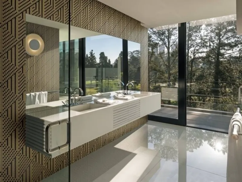 Mosaico bagno moderno
