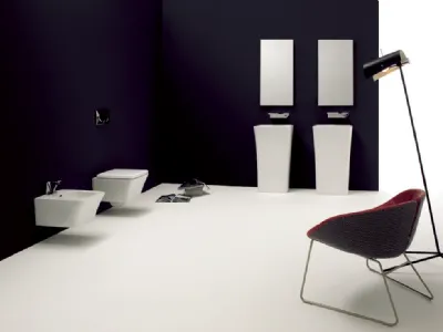 Sanitari quadrati in bagno NewformLife