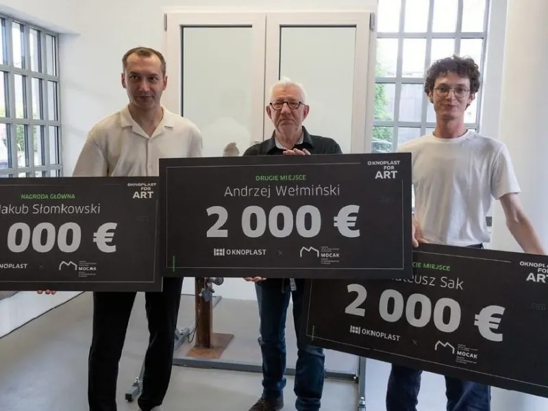 I vincitori della I edizione di OKNOPLAST FOR ART
