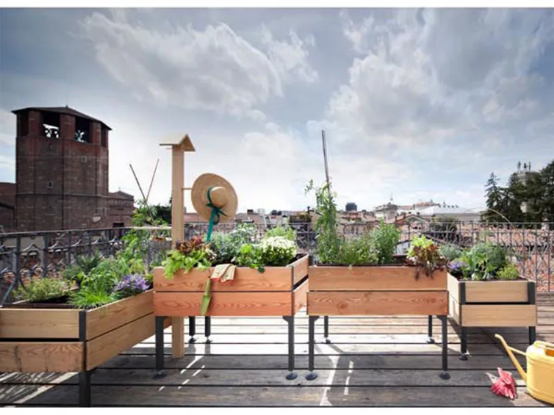orto sul balcone