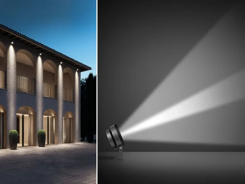 Simes - Pointer, proiettore per esterno orientabile a LED