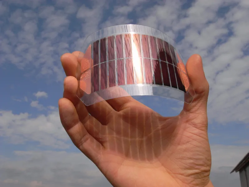 Cella fotovoltaica amorfa