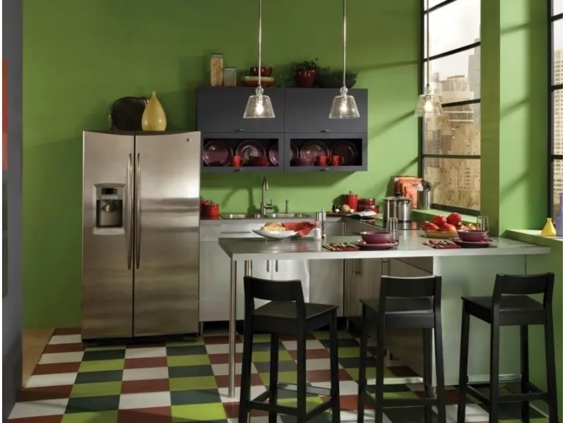 Pareti colorate cucina abbinamenti
