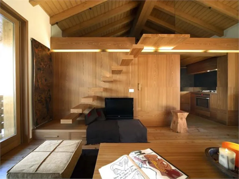 pareti in legno interno