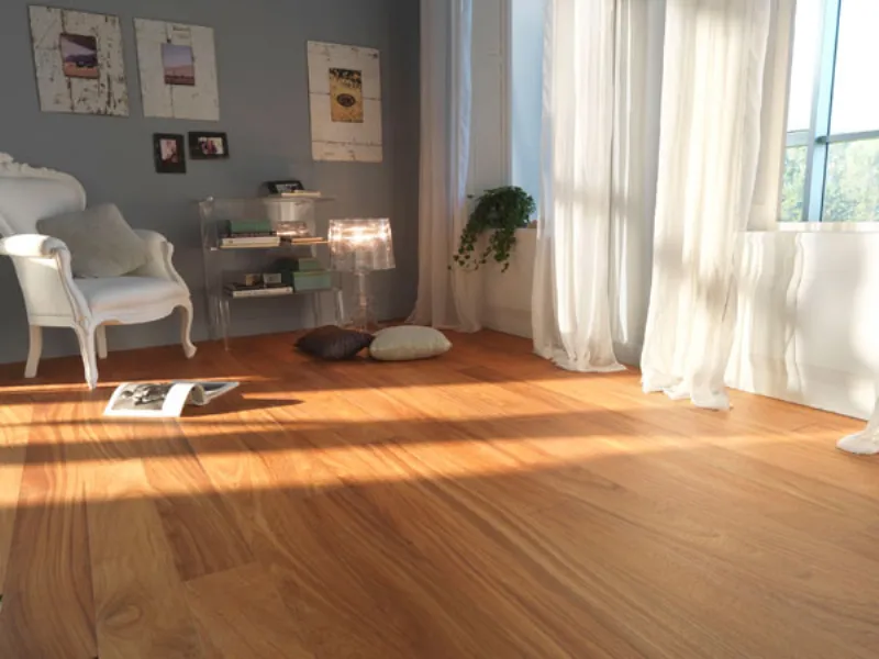 Parquet naturale in stanza elegante
