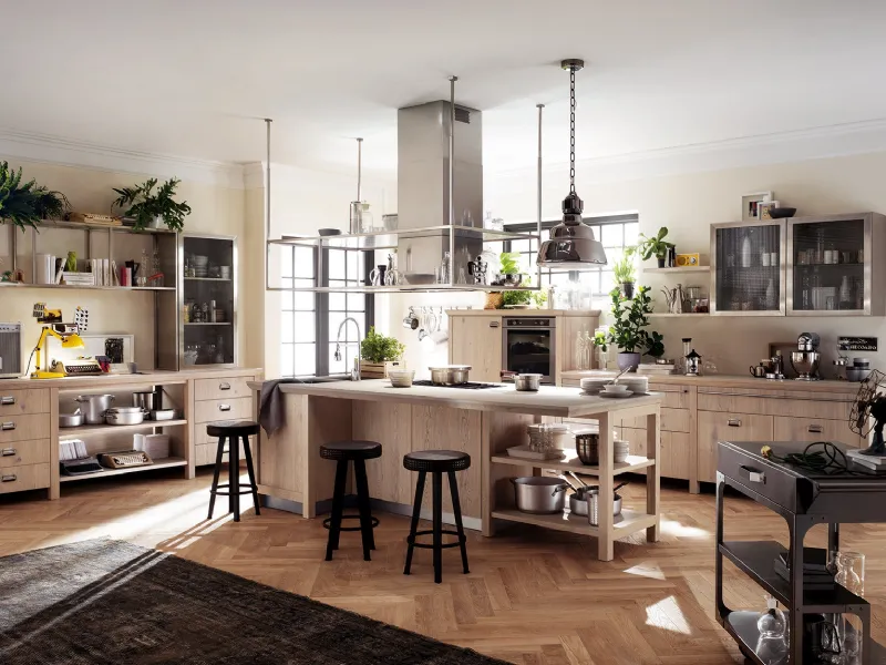 Finiture superficiali del parquet in cucina
