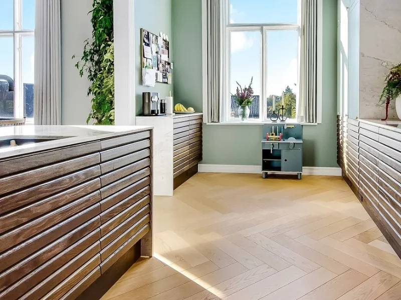 Parquet a 3 strati Boen Spina di Pesce Click