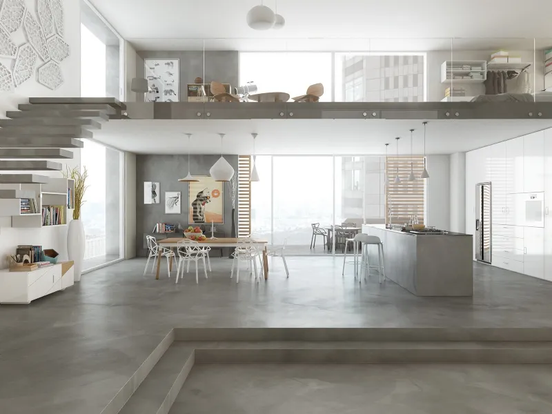 Pavimenti in resina cucina