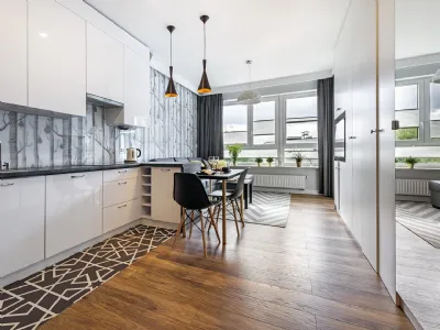 utilizzare due pavimenti diversi in cucina è un'idea sempre valida