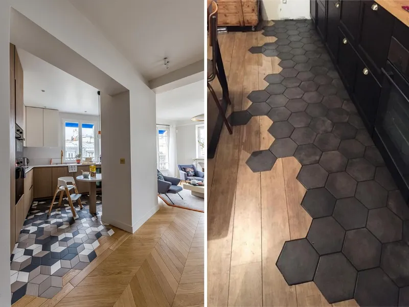 Una perfetta posa in opera di pavimenti di differente materiale