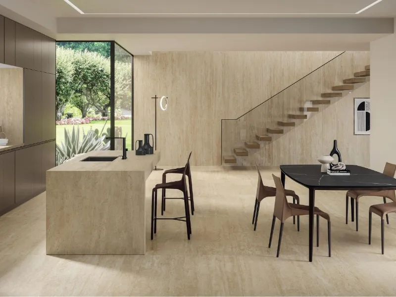 Atlas Concorde - Marvel Travertine: gres effetto marmo beige