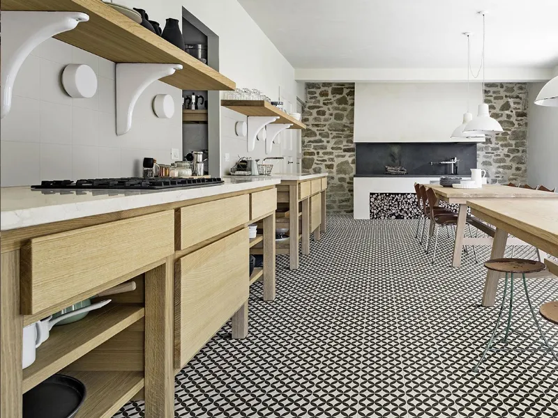 Decori geometrici in formato 20x20 cm per la collezione D_Segni di Marazzi