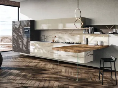 Cucina 36e8 Marble XGlass di Lago