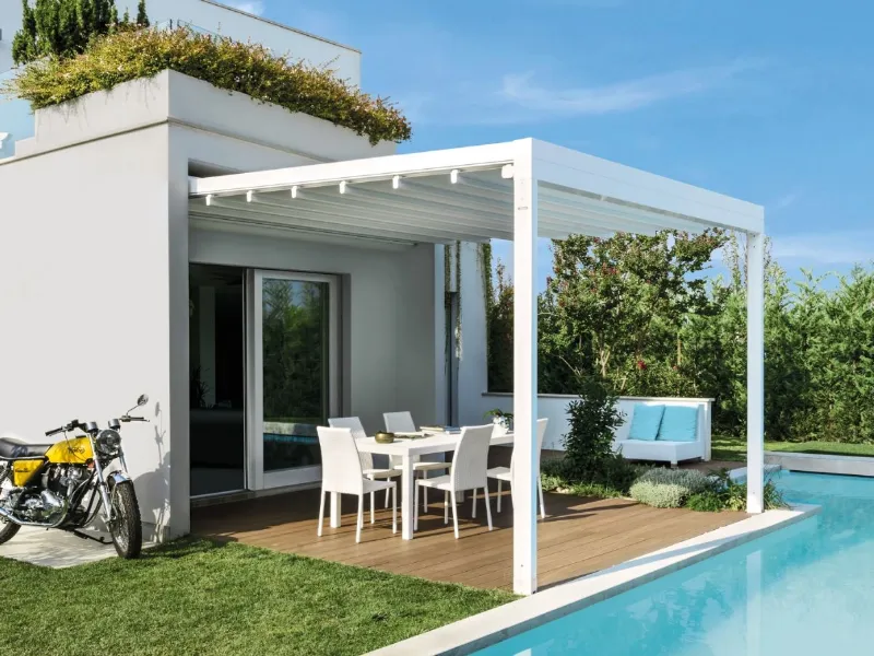 Pergola modello Quadra di Gibus