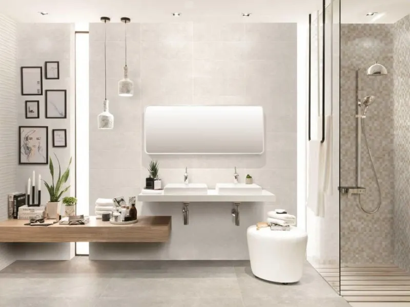 Piastrelle fino al soffitto - Collezione Stream di Marazzi
