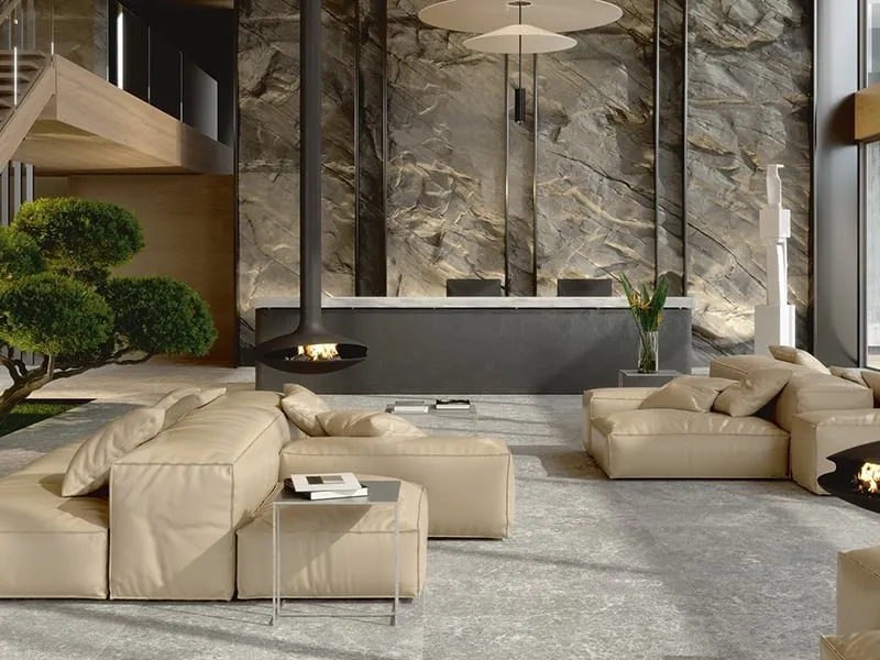 Ceramiche Pulsar effetto pietra di Fiandre Architectural Surfaces