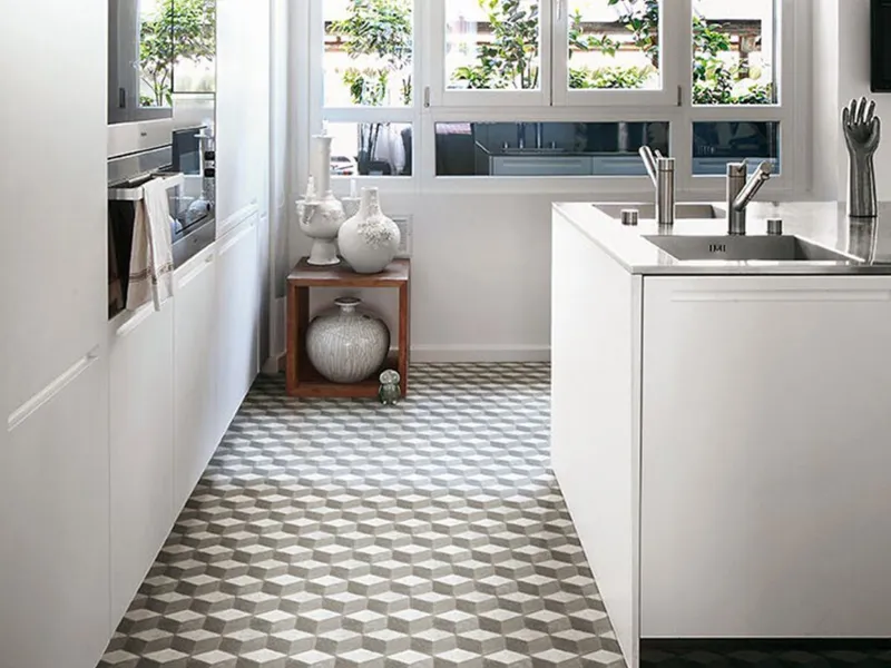 Piastrelle effetto cotto Collezione Firenze Deco Grey di Fap Ceramiche