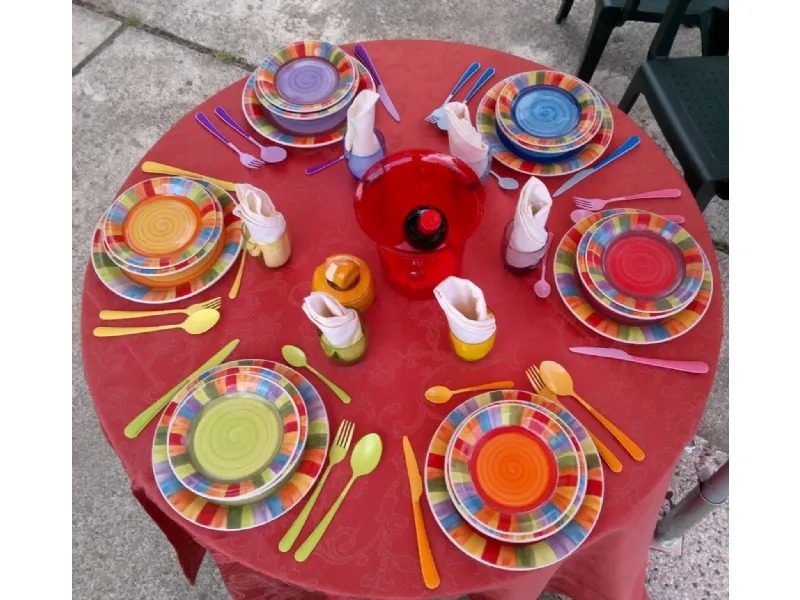 Piatti colorati ceramica