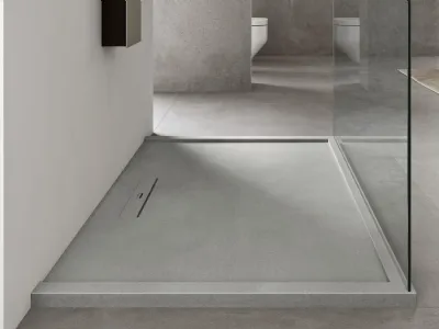 Piatti doccia effetto pietra naturale Forma Vale di Hafro