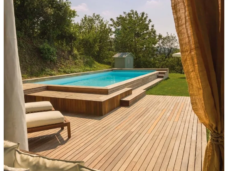 Allestire la zona intorno alla piscina