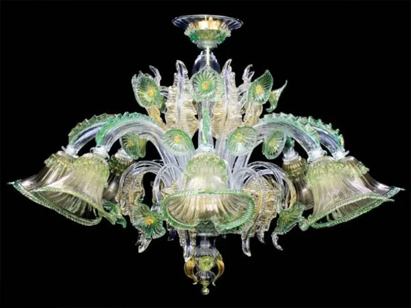plafoniera vetro Murano