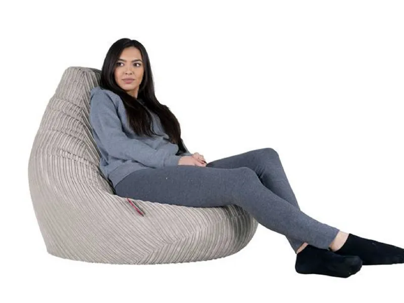 Poltrona a forma di sacco  Gioco in corda tinta naturale di Big Bertha Original