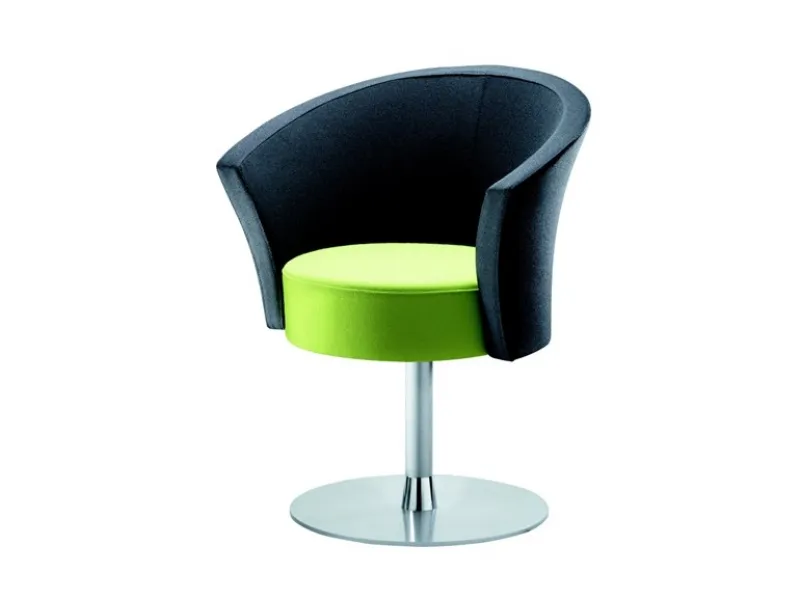 
Poltroncina girevole Bob Rossin