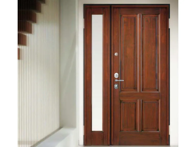 Porte blindate con vetro