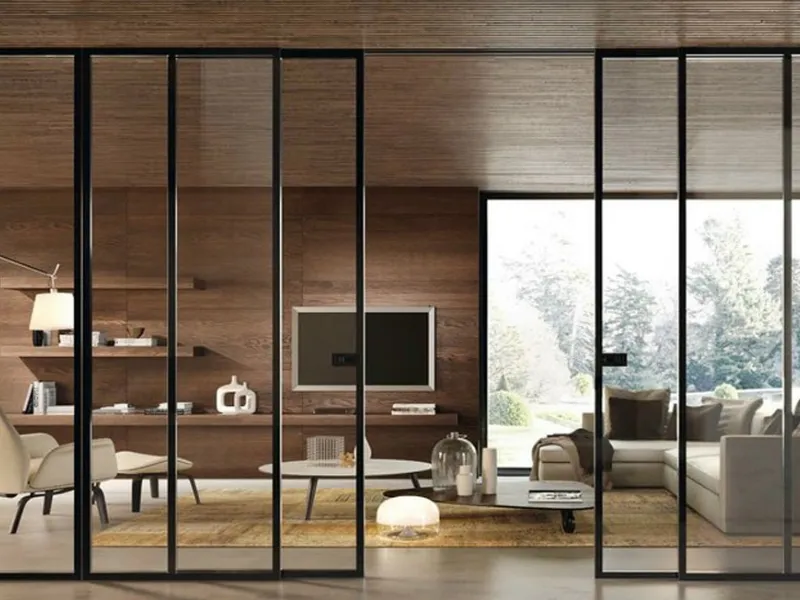 BISYSTEM, porta scorrevole in vetro di GAROFOLI, Serie Design