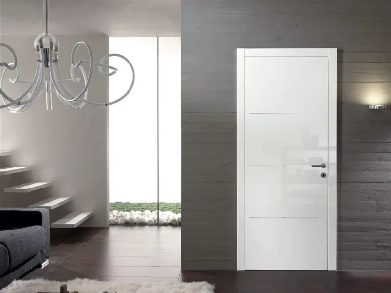 Porte laccate bianche
