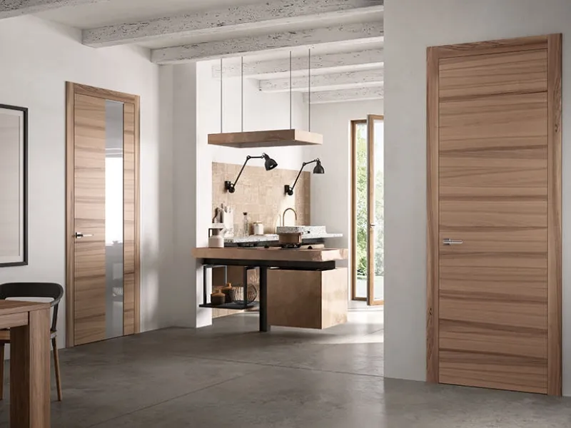 Porta modello Exit ferrero legno