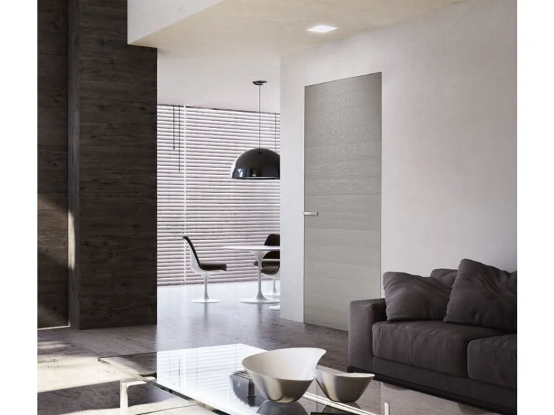 Pivato, collezione Leggera, finitura Yellow Pine Spazzolato Grigio Diamante