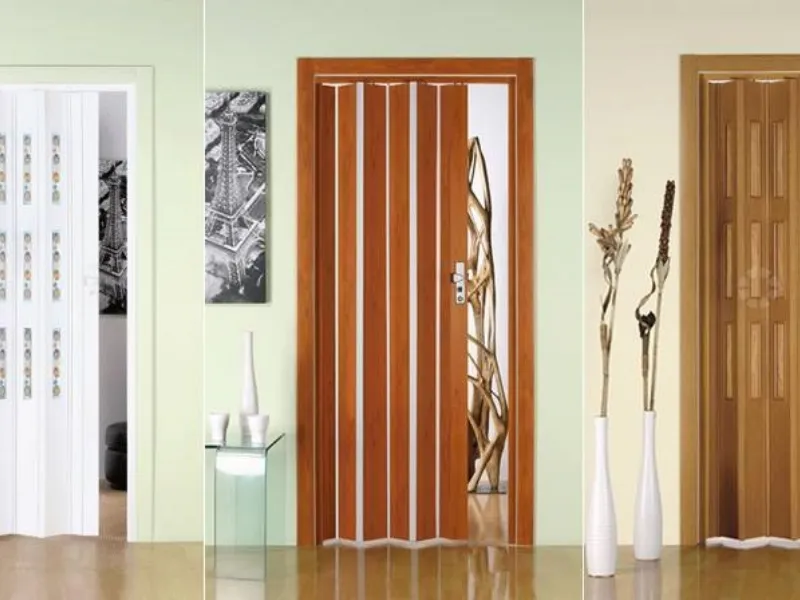 porte a soffietto di diversi colori e dimensioni