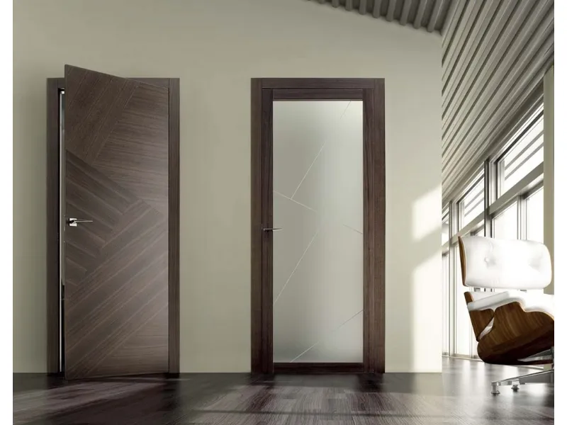 Porta a battente in vetro Ghizzi e Benatti