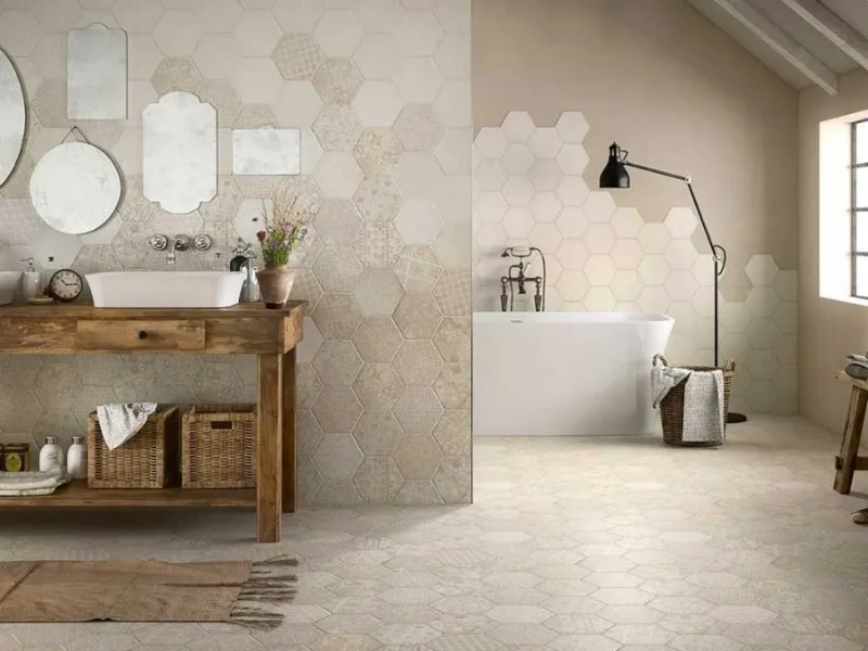 Linea Hopi Gesso Naturale - Iperceramica