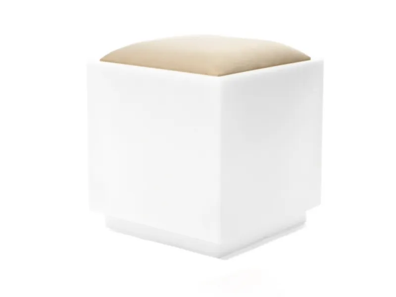 Pouf contenitore per giardino